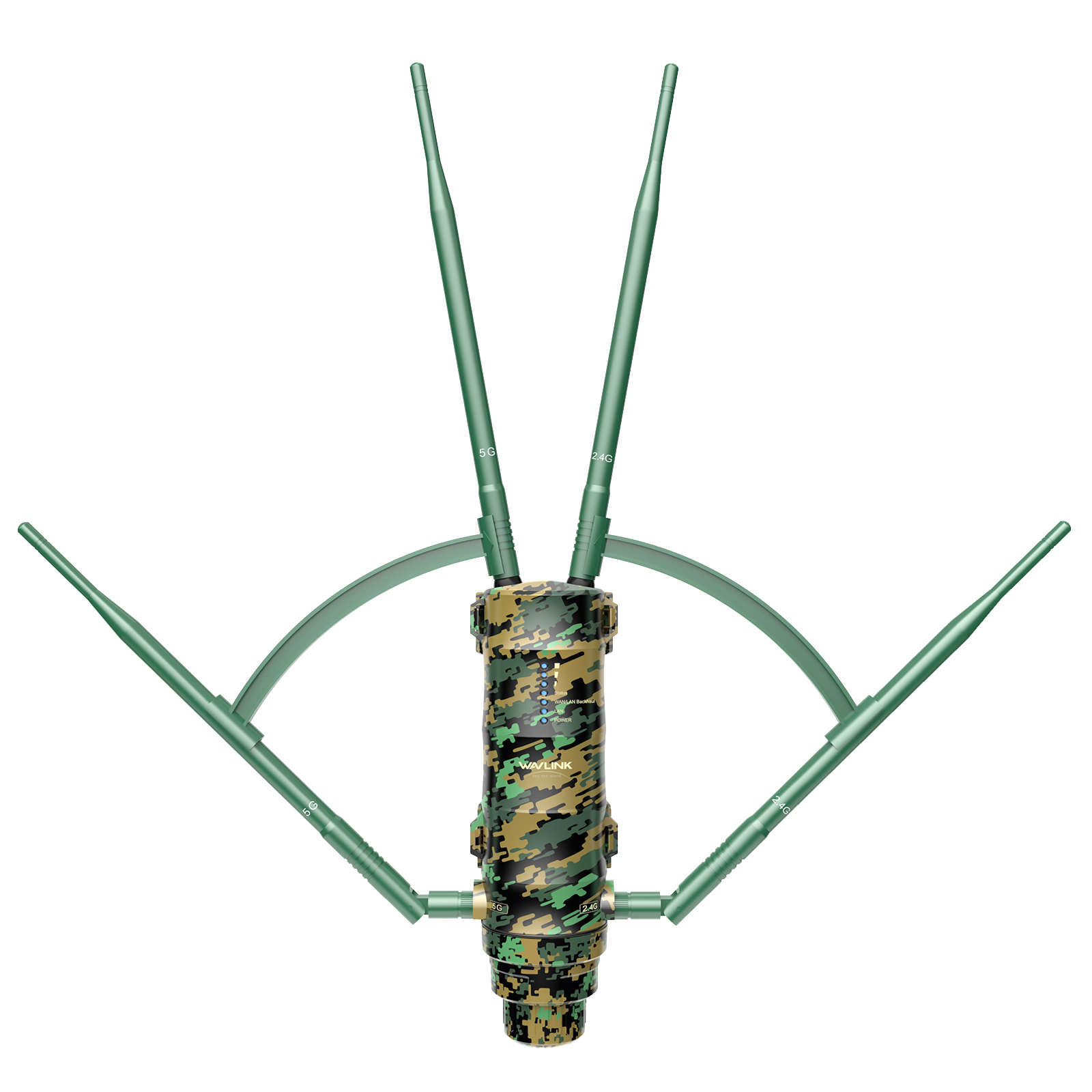 Access Point Externo à Prova d'Água PoE AC1200 Greenwood Mesh - Wavlink 