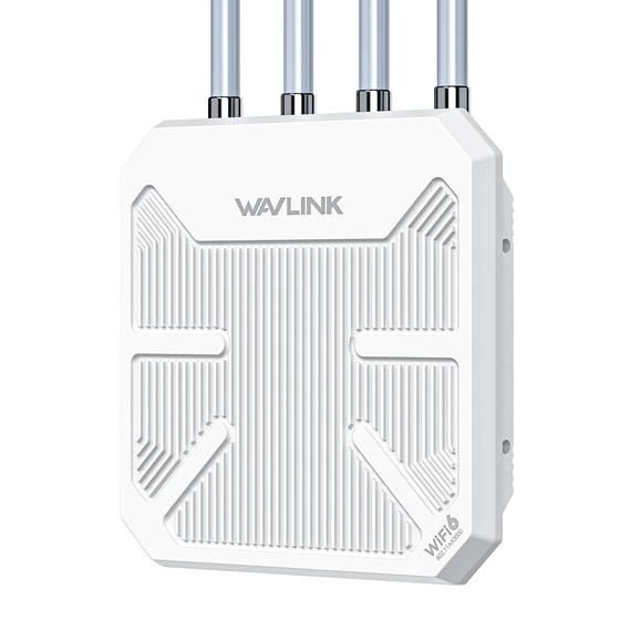 Antena Wi-Fi 6 de Uso Externo de Alta Potência AX3000 Mbps IP67 - Wavlink